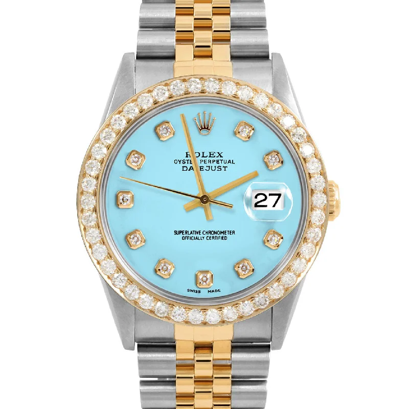 Rolex Datejust 36mm | 16233-TRQ-DIA-AM-25CT-JBL