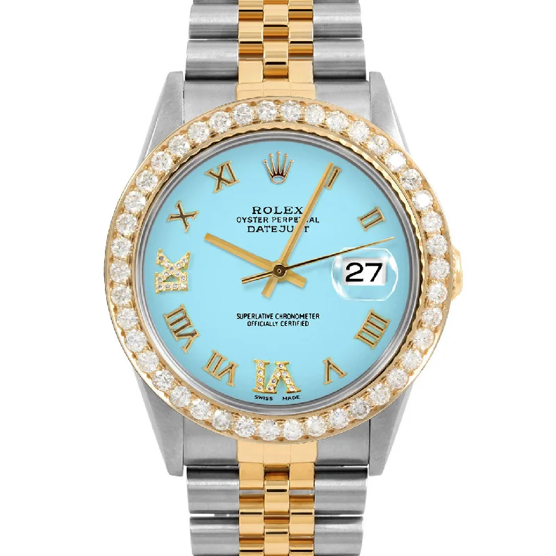 Rolex Datejust 36mm | 16233-TRQ-RDR69-25CT-JBL