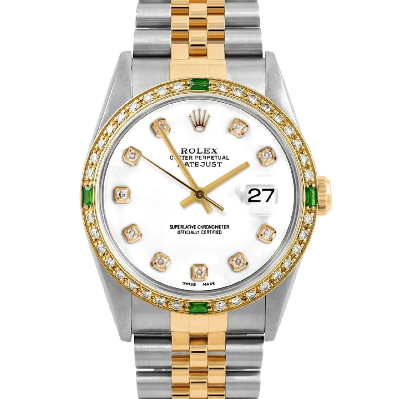 Rolex Datejust 36mm | 16233-WHT-DIA-AM-4EMD-JBL