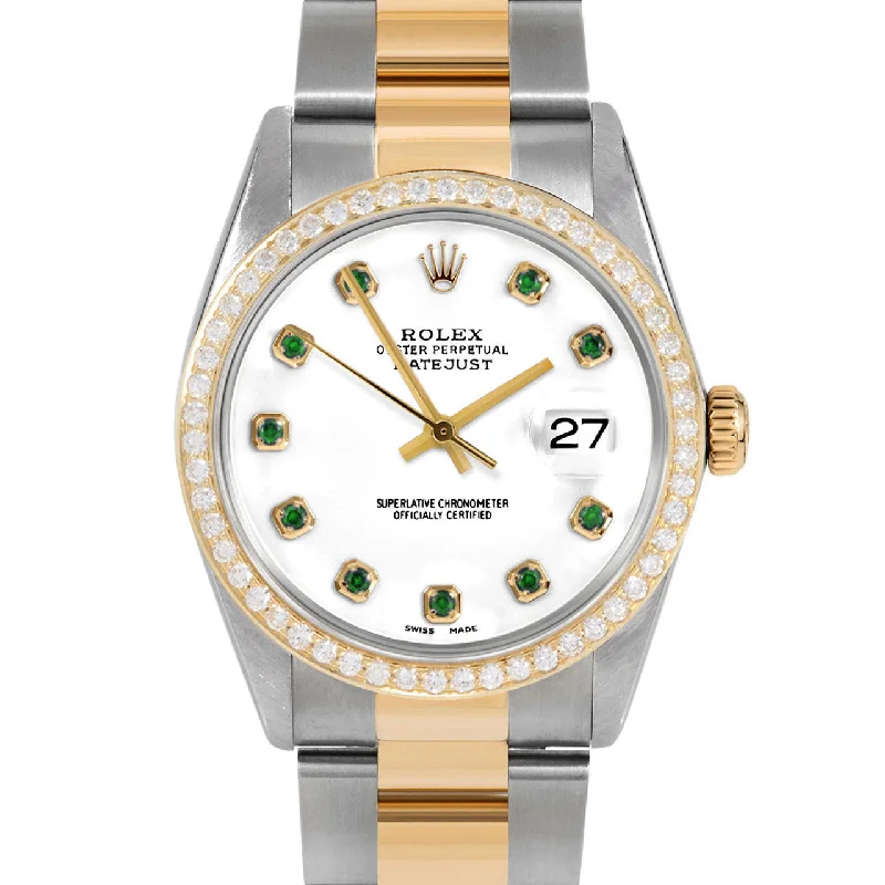 Rolex Datejust 36mm | 16233-WHT-EMD-AM-BDS-OYS