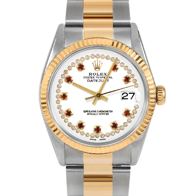 Rolex Datejust 36mm | 16233-WHT-STRR-FLT-OYS