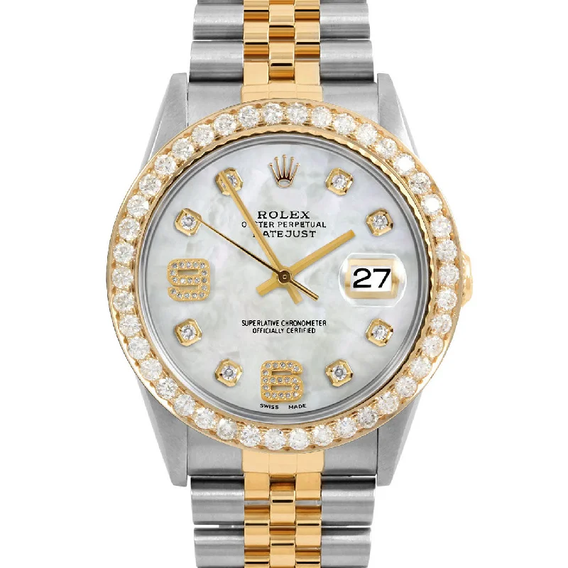 Rolex Datejust 36mm | 16233-WMOP-8DA69-25CT-JBL