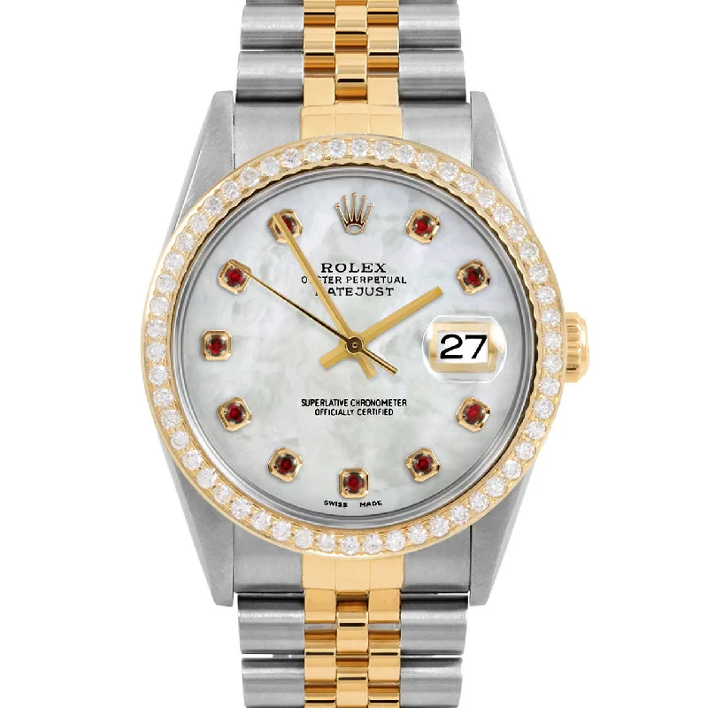 Rolex Datejust 36mm | 16233-WMOP-RBY-AM-BDS-JBL