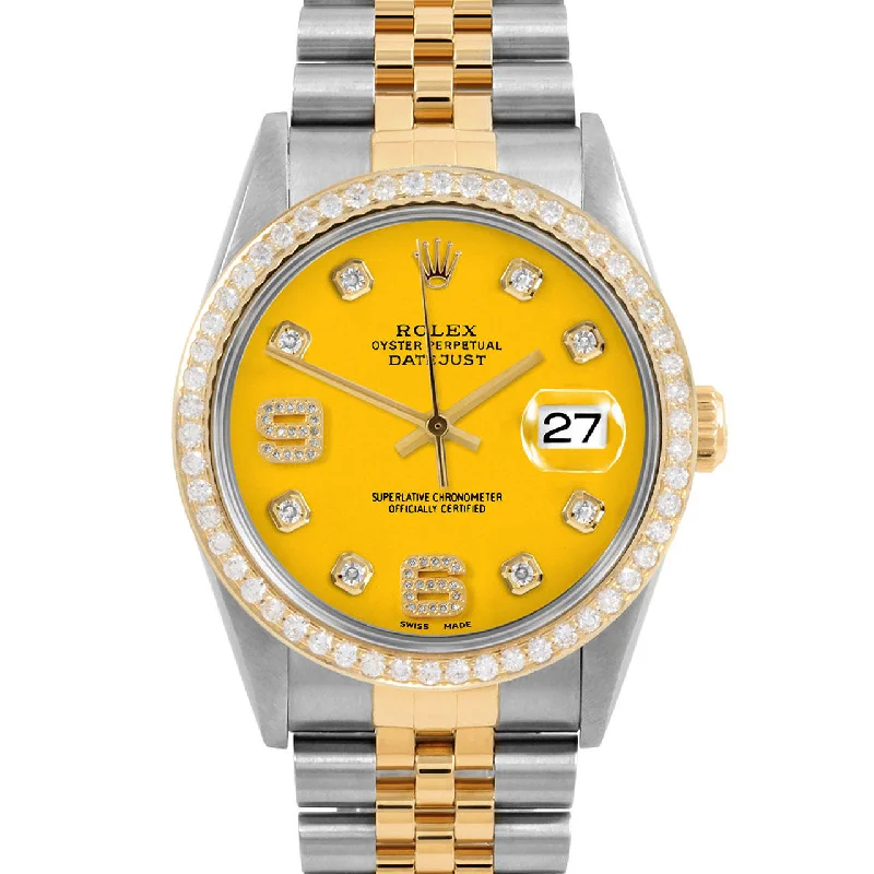 Rolex Datejust 36mm | 16233-YLW-8DA69-BDS-JBL