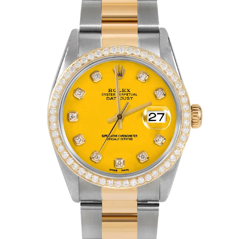 Rolex Datejust 36mm | 16233-YLW-DIA-AM-BDS-OYS