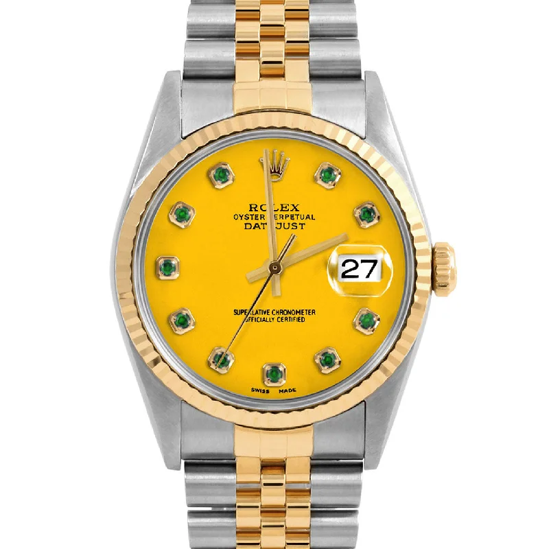 Rolex Datejust 36mm | 16233-YLW-EMD-AM-FLT-JBL