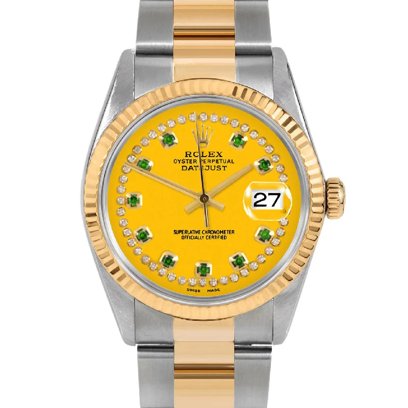 Rolex Datejust 36mm | 16233-YLW-STRE-FLT-OYS