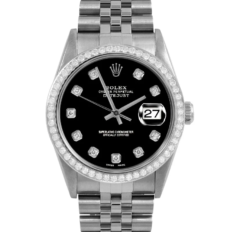 Rolex Datejust 36mm | 16234-BLK-DIA-AM-BDS-JBL