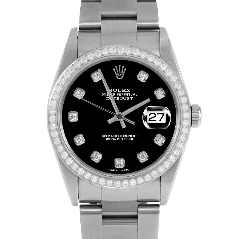 Rolex Datejust 36mm | 16234-BLK-DIA-AM-BDS-OYS