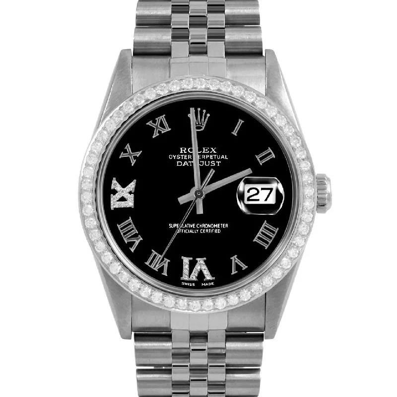 Rolex Datejust 36mm | 16234-BLK-RDR69-BDS-JBL