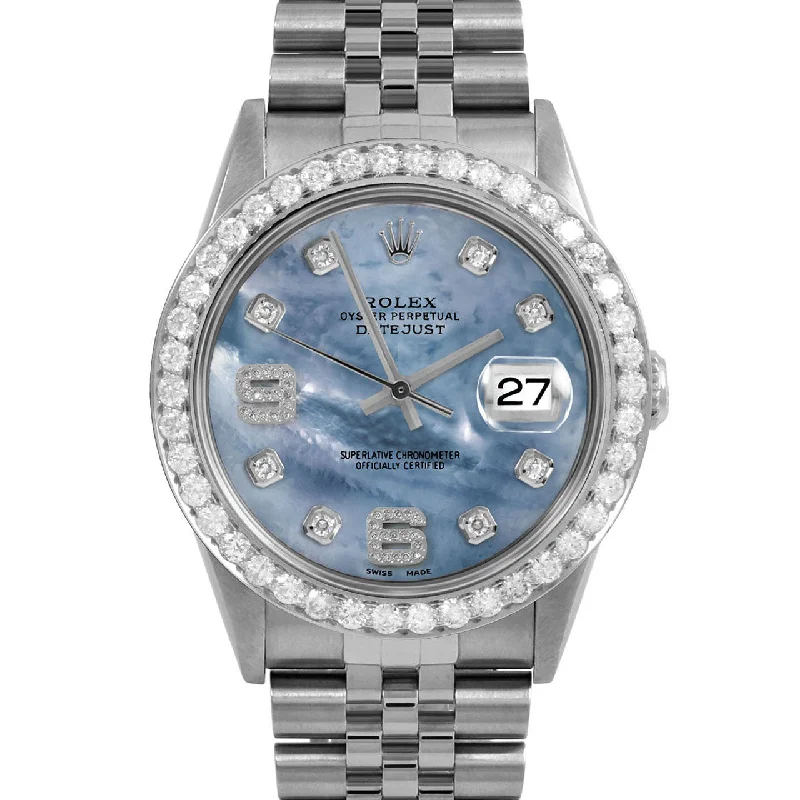 Rolex Datejust 36mm | 16234-BLMOP-8DA69-25CT-JBL