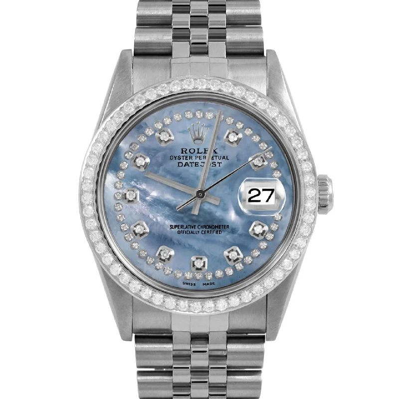 Rolex Datejust 36mm | 16234-BLMOP-STRD-BDS-JBL