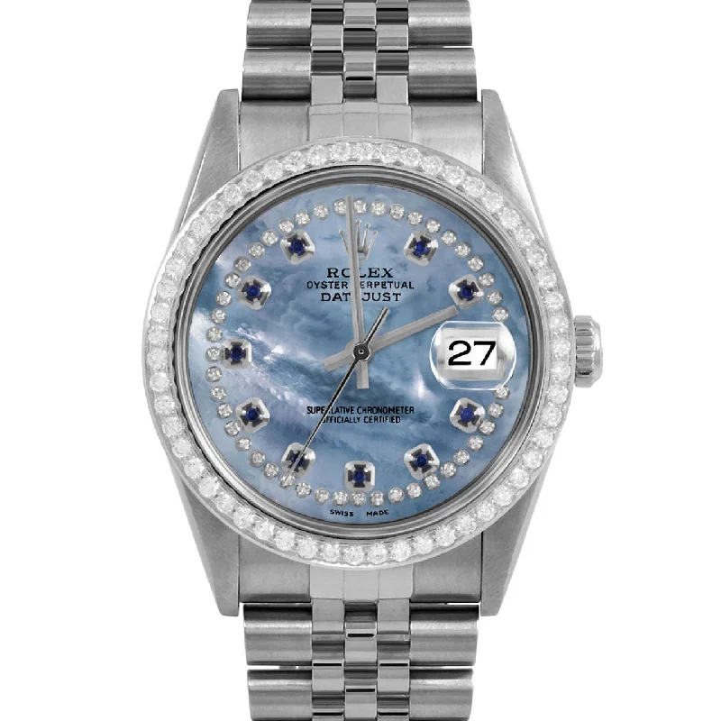 Rolex Datejust 36mm | 16234-BLMOP-STRS-BDS-JBL