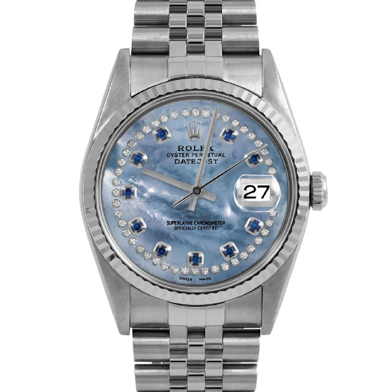 Rolex Datejust 36mm | 16234-BLMOP-STRS-FLT-JBL