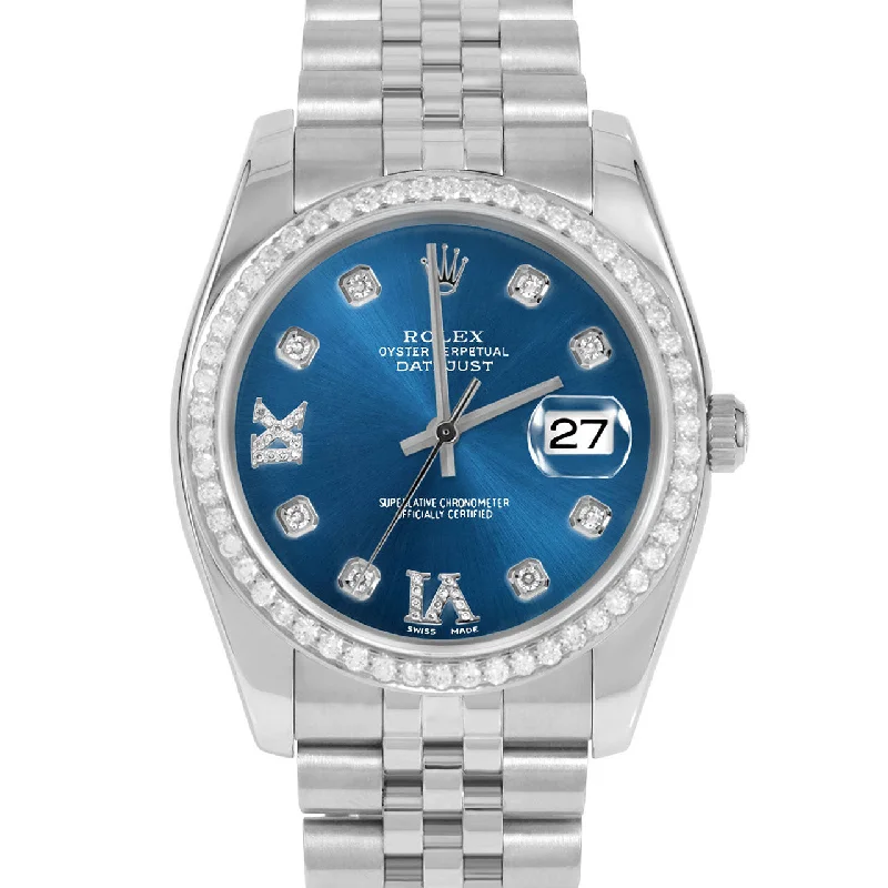 Rolex Datejust 36mm | 16234-BLU-8DR69-BDS-JBL