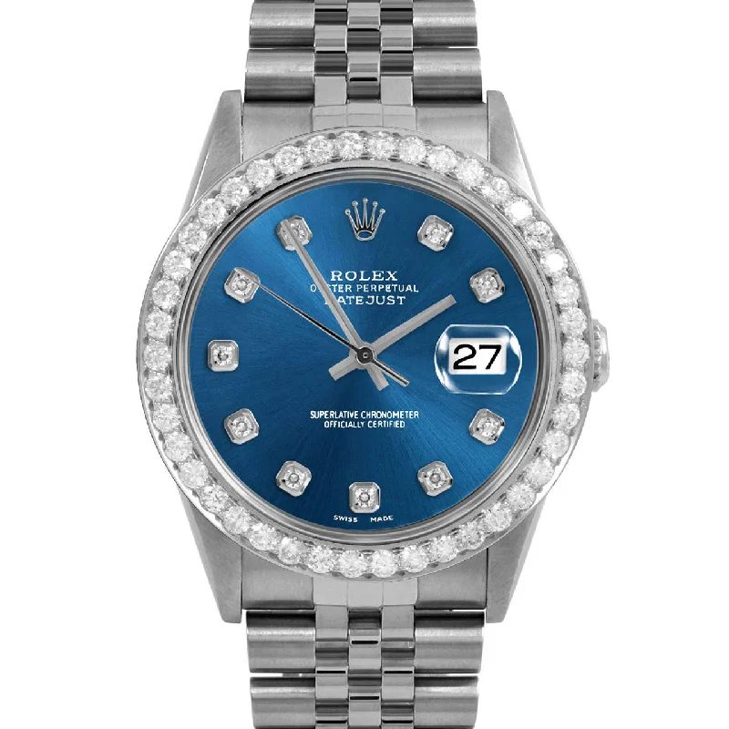 Rolex Datejust 36mm | 16234-BLU-DIA-AM-25CT-JBL