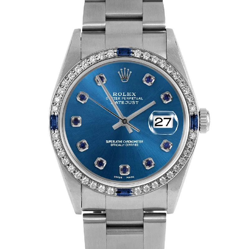 Rolex Datejust 36mm | 16234-BLU-SPH-AM-4SPH-OYS