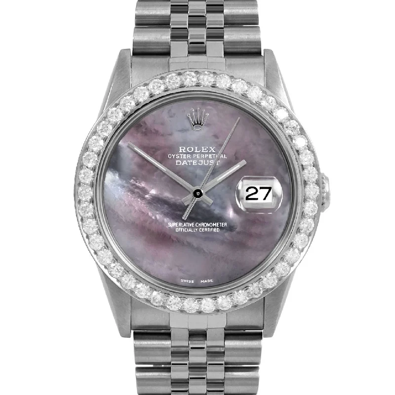 Rolex Datejust 36mm | 16234-BMOP-NOHM-25CT-JBL