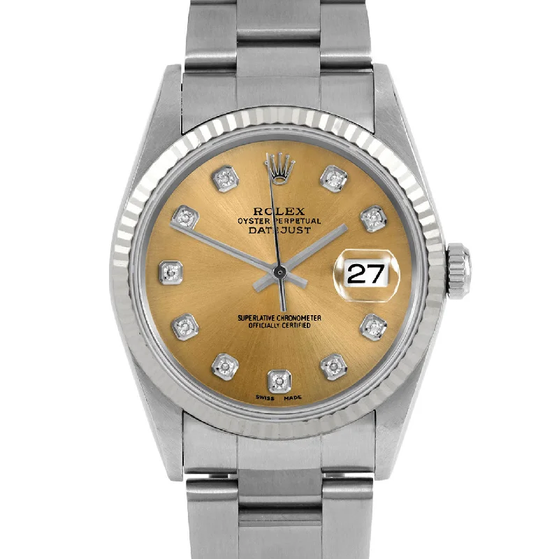 Rolex Datejust 36mm | 16234-CHM-DIA-AM-FLT-OYS