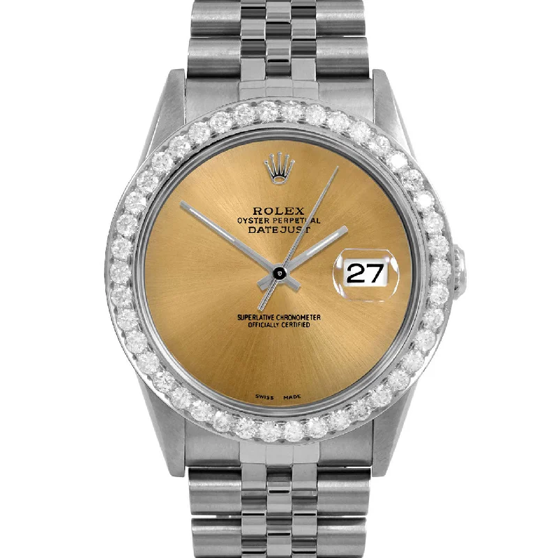 Rolex Datejust 36mm | 16234-CHM-NOHM-25CT-JBL