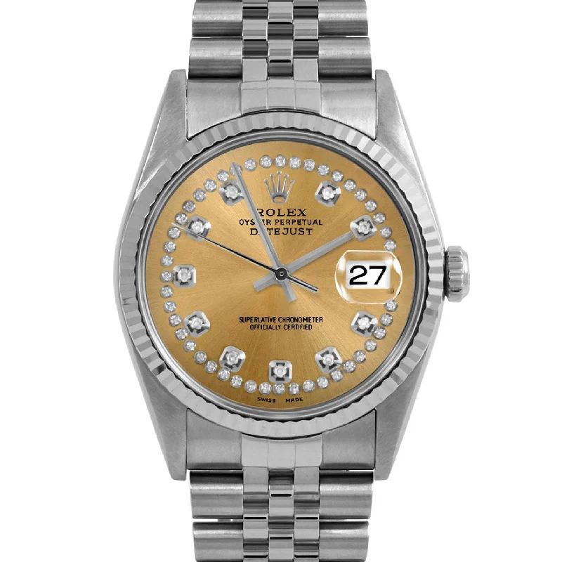 Rolex Datejust 36mm | 16234-CHM-STRD-FLT-JBL