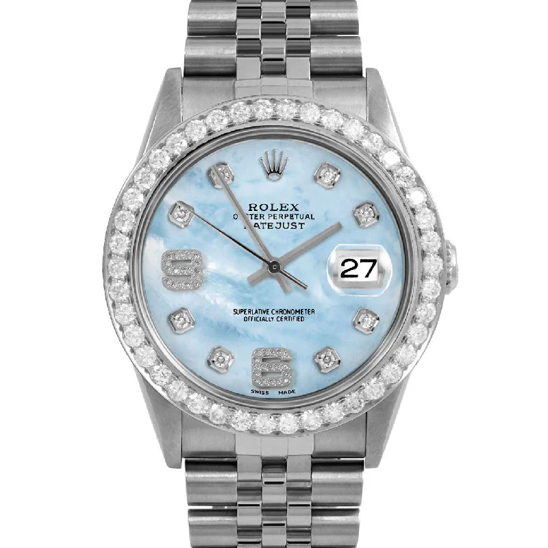 Rolex Datejust 36mm | 16234-LBMOP-8DA69-25CT-JBL