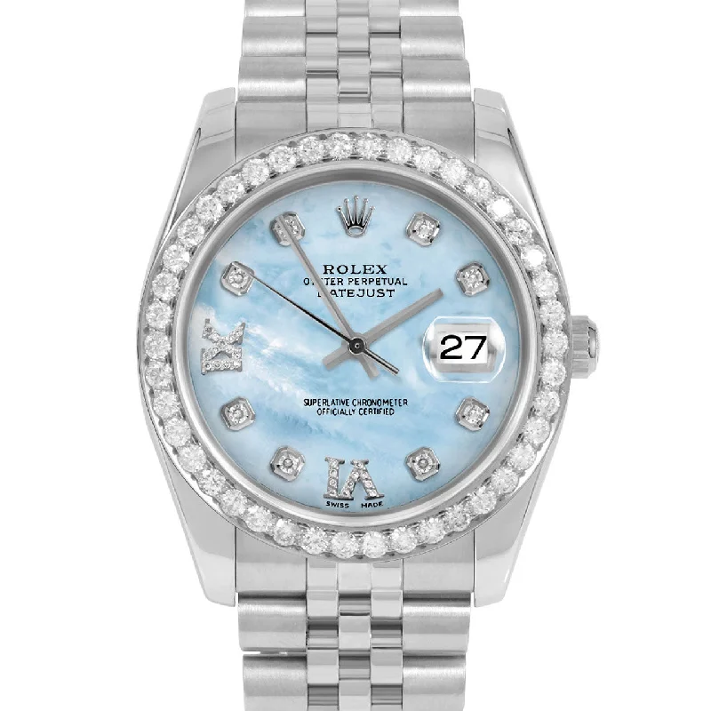 Rolex Datejust 36mm | 16234-LBMOP-8DR69-25CT-JBL