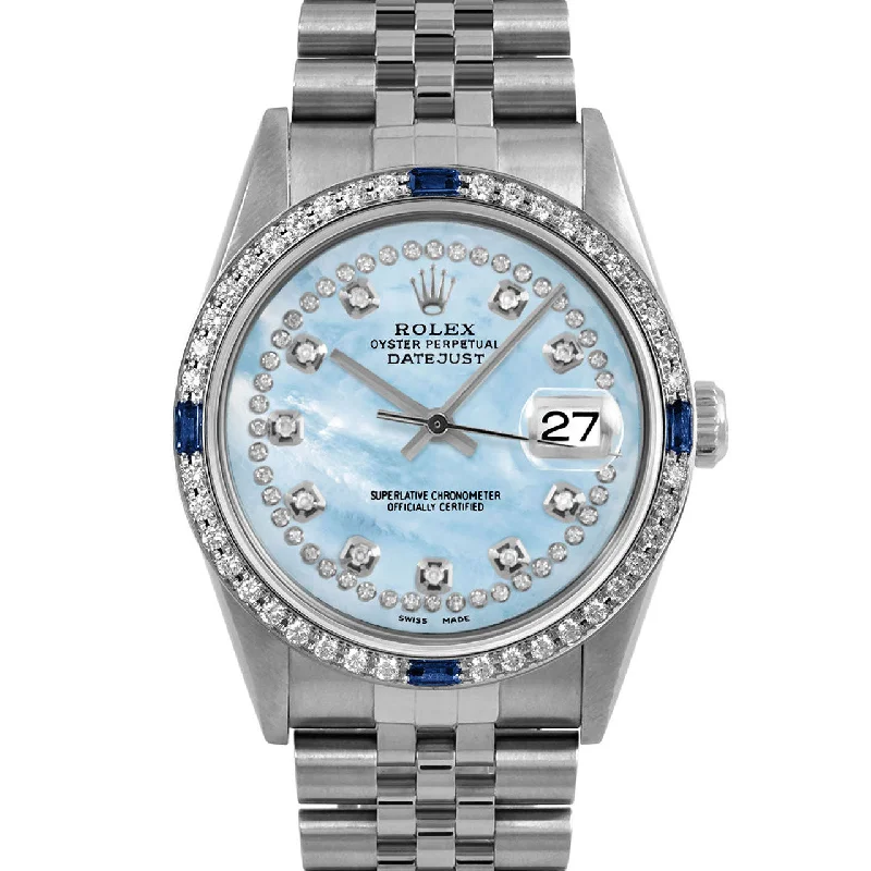 Rolex Datejust 36mm | 16234-LBMOP-STRD-4SPH-JBL