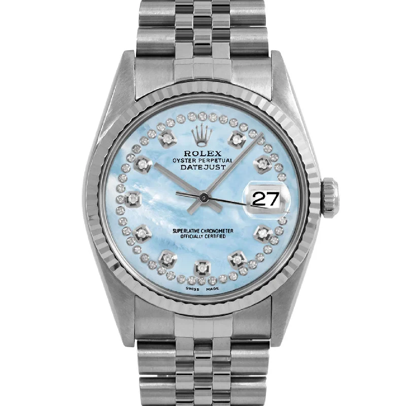 Rolex Datejust 36mm | 16234-LBMOP-STRD-FLT-JBL