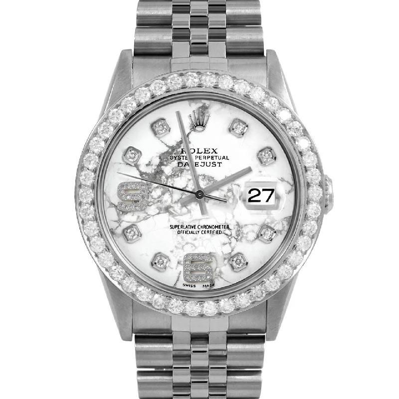 Rolex Datejust 36mm | 16234-MRB-8DA69-25CT-JBL