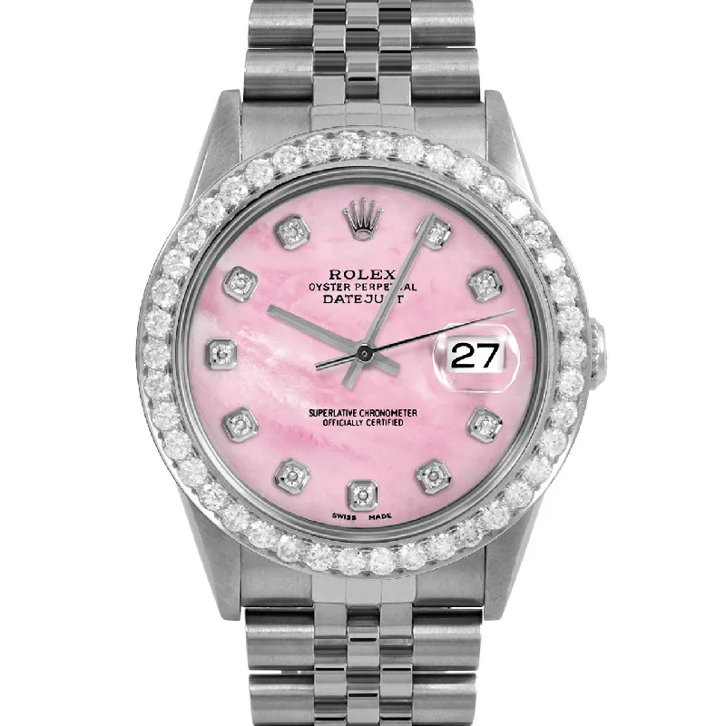 Rolex Datejust 36mm | 16234-PMOP-DIA-AM-25CT-JBL