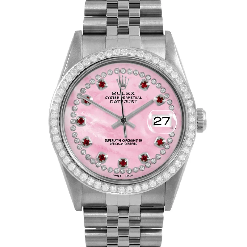 Rolex Datejust 36mm | 16234-PMOP-STRR-BDS-JBL