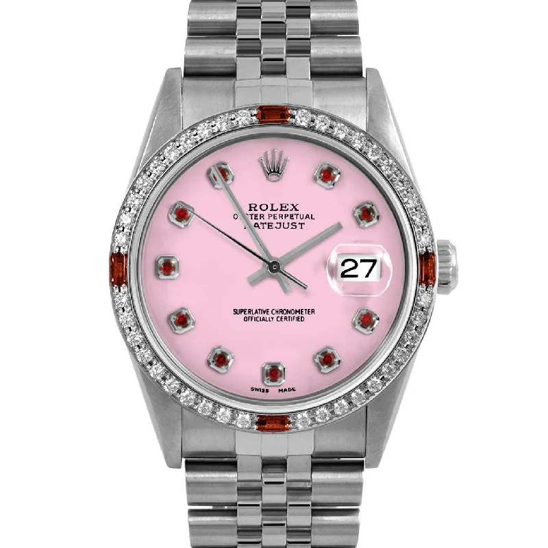 Rolex Datejust 36mm | 16234-PNK-RBY-AM-4RBY-JBL