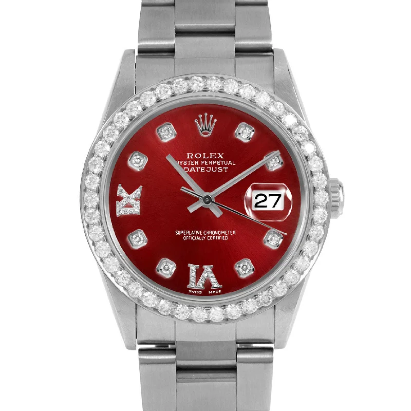 Rolex Datejust 36mm | 16234-RED-8DR69-25CT-OYS