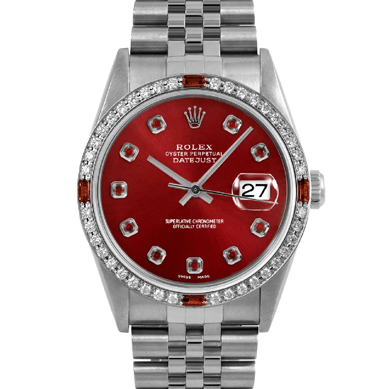 Rolex Datejust 36mm | 16234-RED-RBY-AM-4RBY-JBL