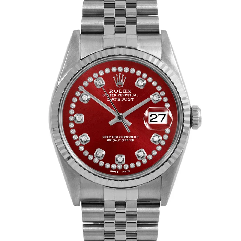 Rolex Datejust 36mm | 16234-RED-STRD-FLT-JBL