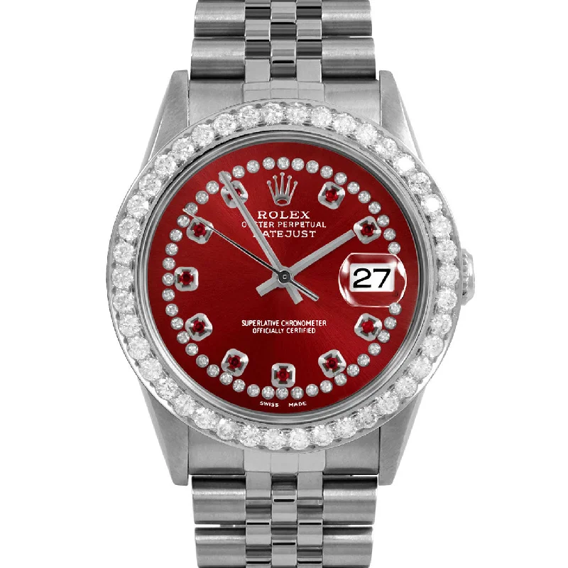 Rolex Datejust 36mm | 16234-RED-STRR-25CT-JBL