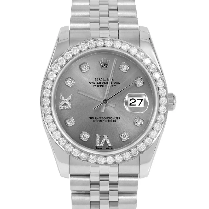 Rolex Datejust 36mm | 16234-SLT-8DR69-25CT-JBL