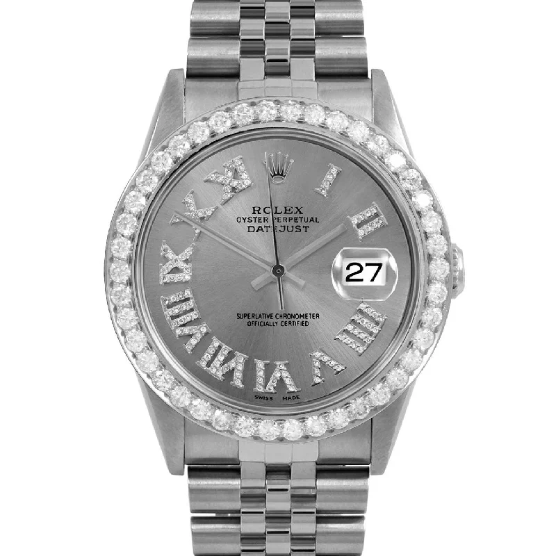 Rolex Datejust 36mm | 16234-SLT-FDR-25CT-JBL