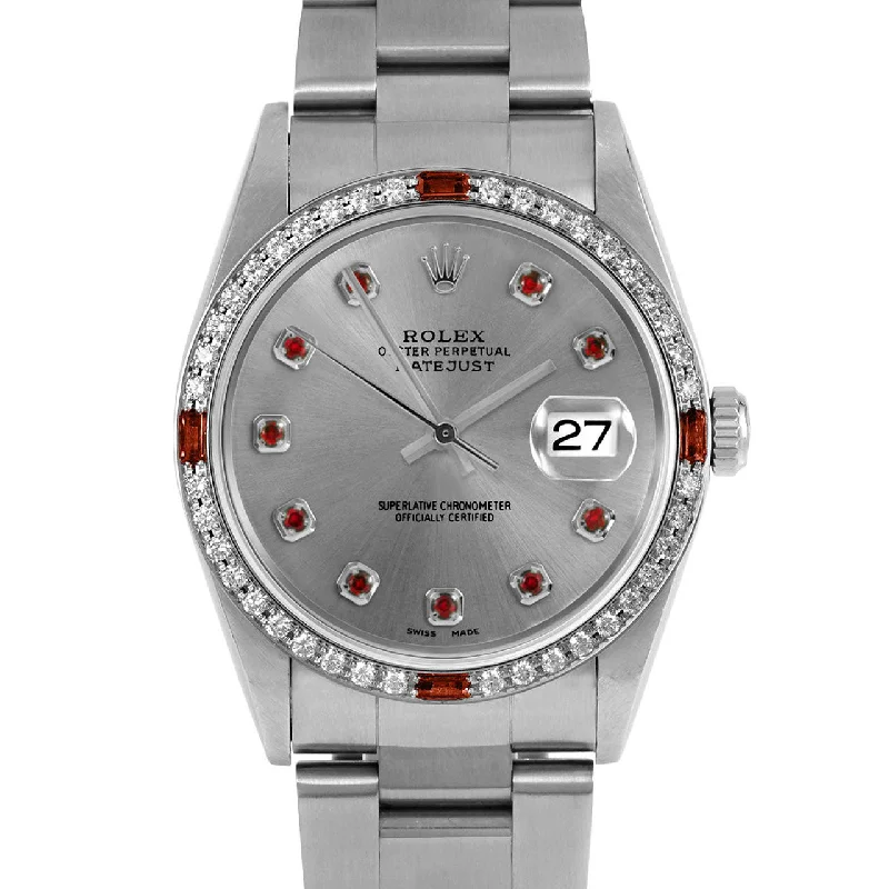 Rolex Datejust 36mm | 16234-SLT-RBY-AM-4RBY-OYS