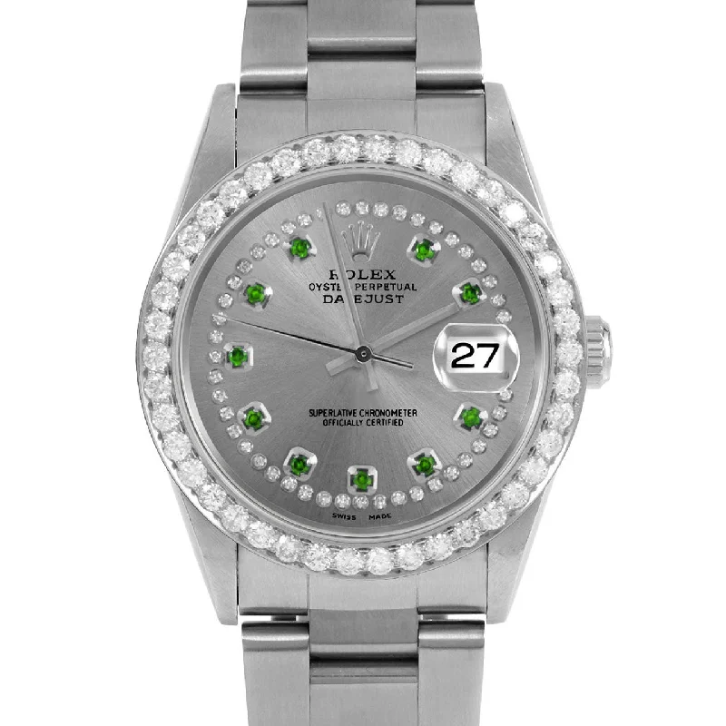 Rolex Datejust 36mm | 16234-SLT-STRE-25CT-OYS