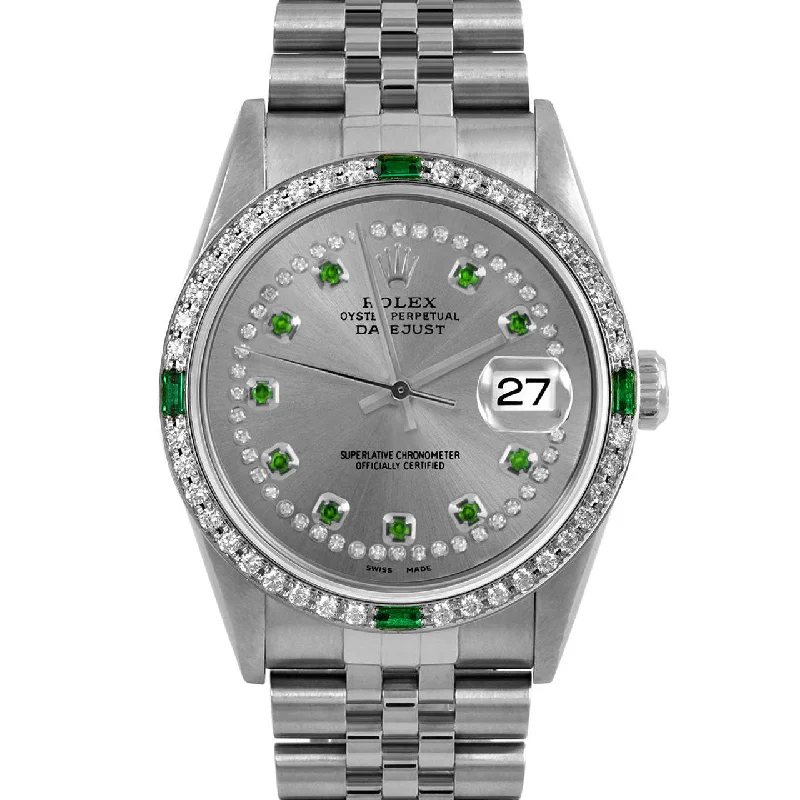 Rolex Datejust 36mm | 16234-SLT-STRE-4EMD-JBL