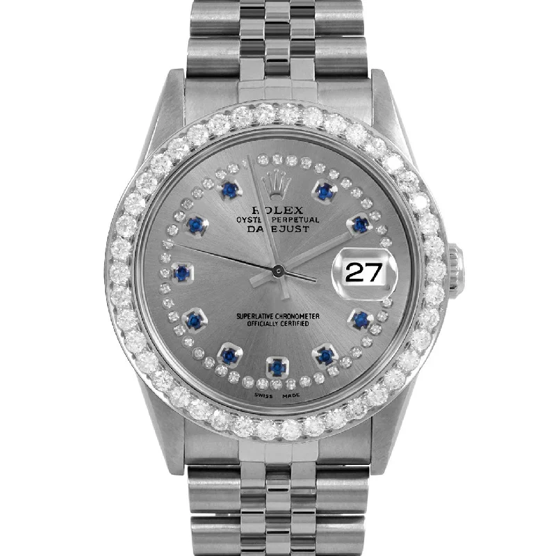 Rolex Datejust 36mm | 16234-SLT-STRS-25CT-JBL