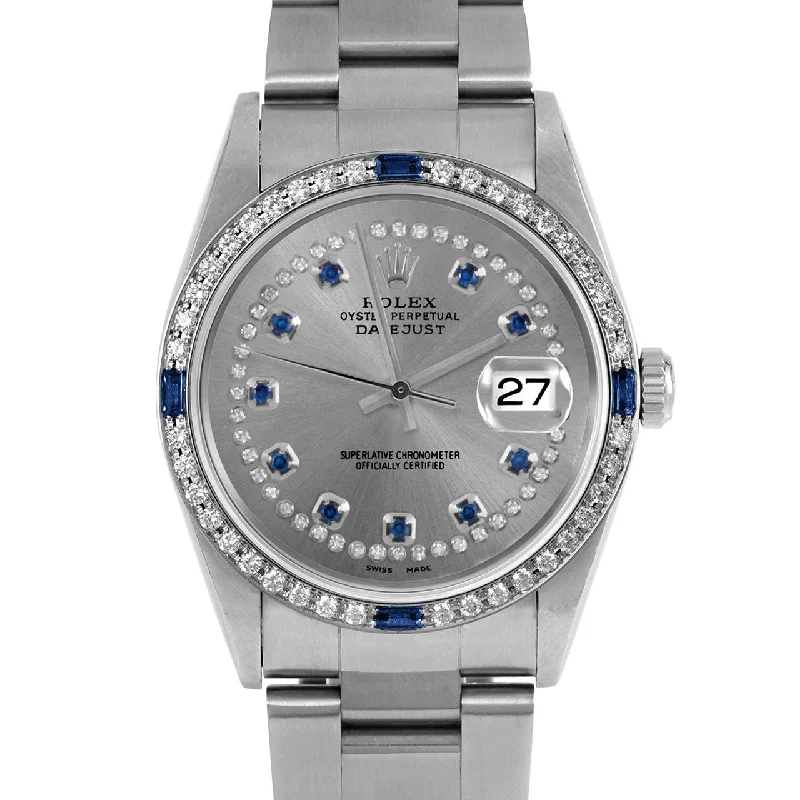 Rolex Datejust 36mm | 16234-SLT-STRS-4SPH-OYS