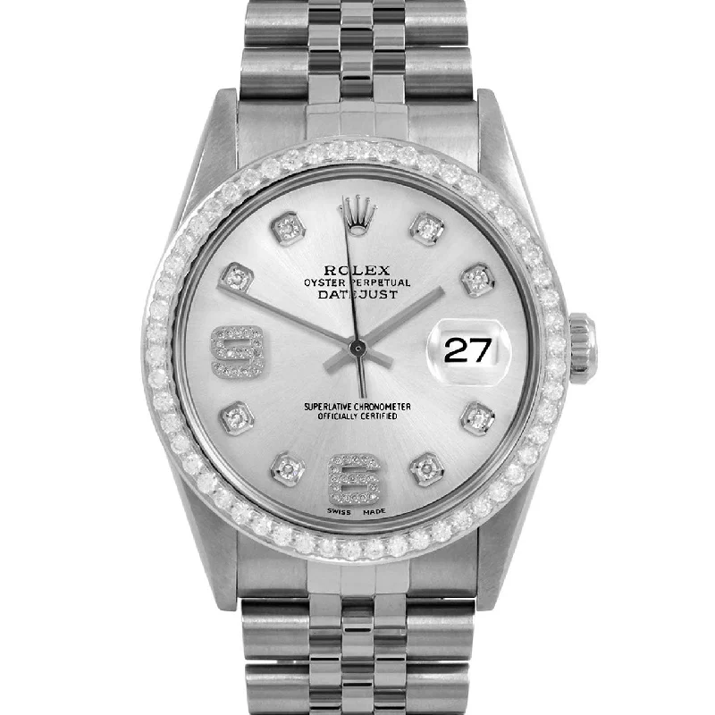 Rolex Datejust 36mm | 16234-SLV-8DA69-BDS-JBL