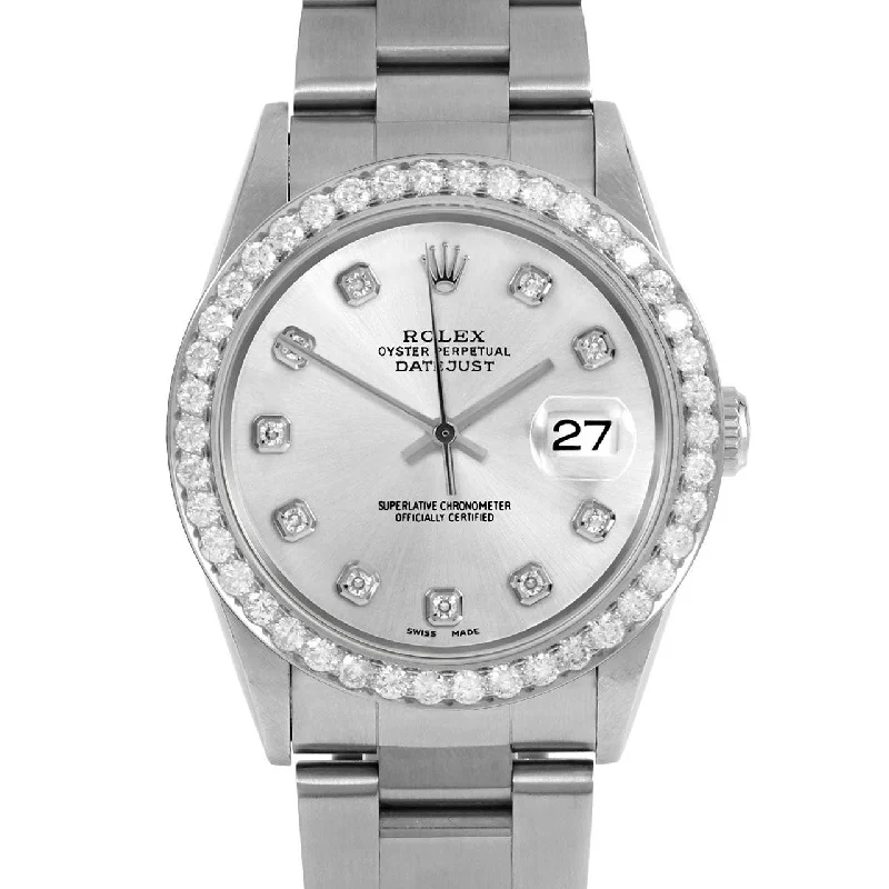 Rolex Datejust 36mm | 16234-SLV-DIA-AM-25CT-OYS