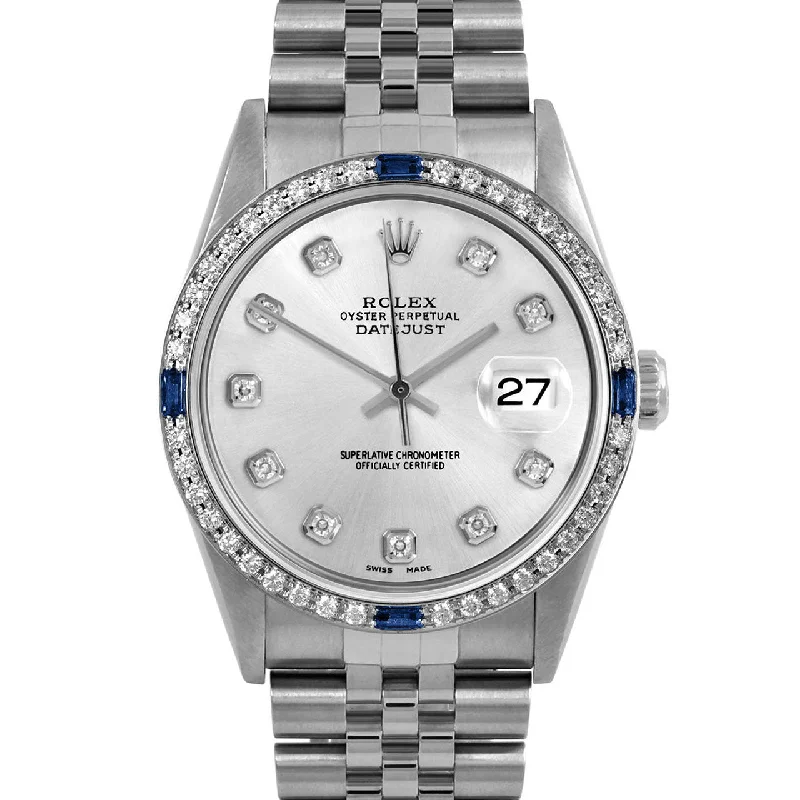 Rolex Datejust 36mm | 16234-SLV-DIA-AM-4SPH-JBL