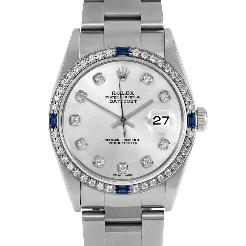 Rolex Datejust 36mm | 16234-SLV-DIA-AM-4SPH-OYS