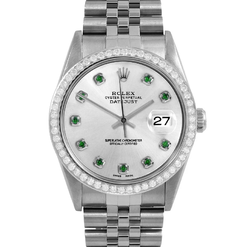 Rolex Datejust 36mm | 16234-SLV-EMD-AM-BDS-JBL