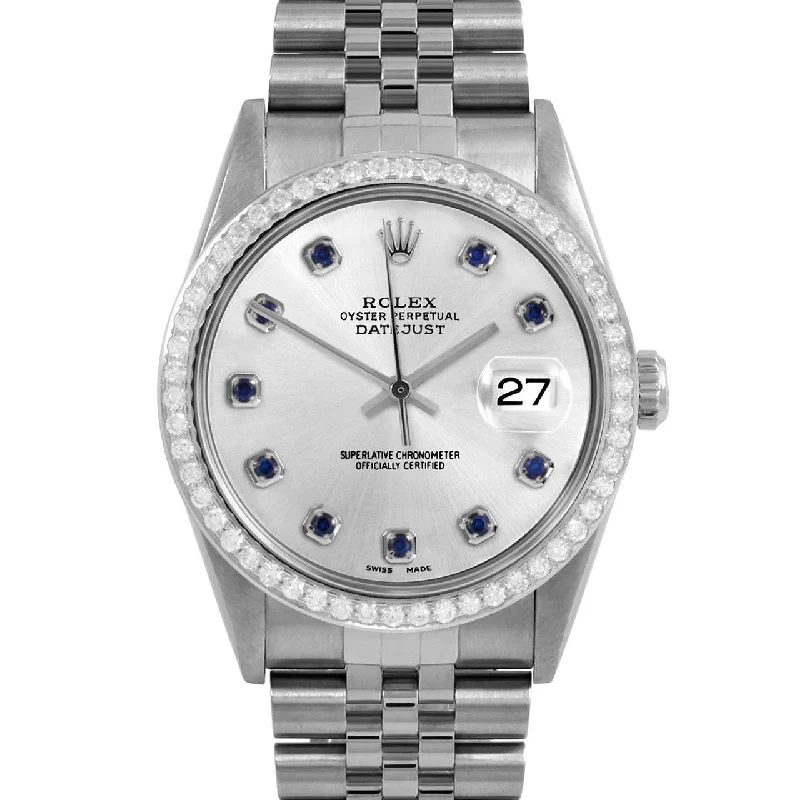 Rolex Datejust 36mm | 16234-SLV-SPH-AM-BDS-JBL